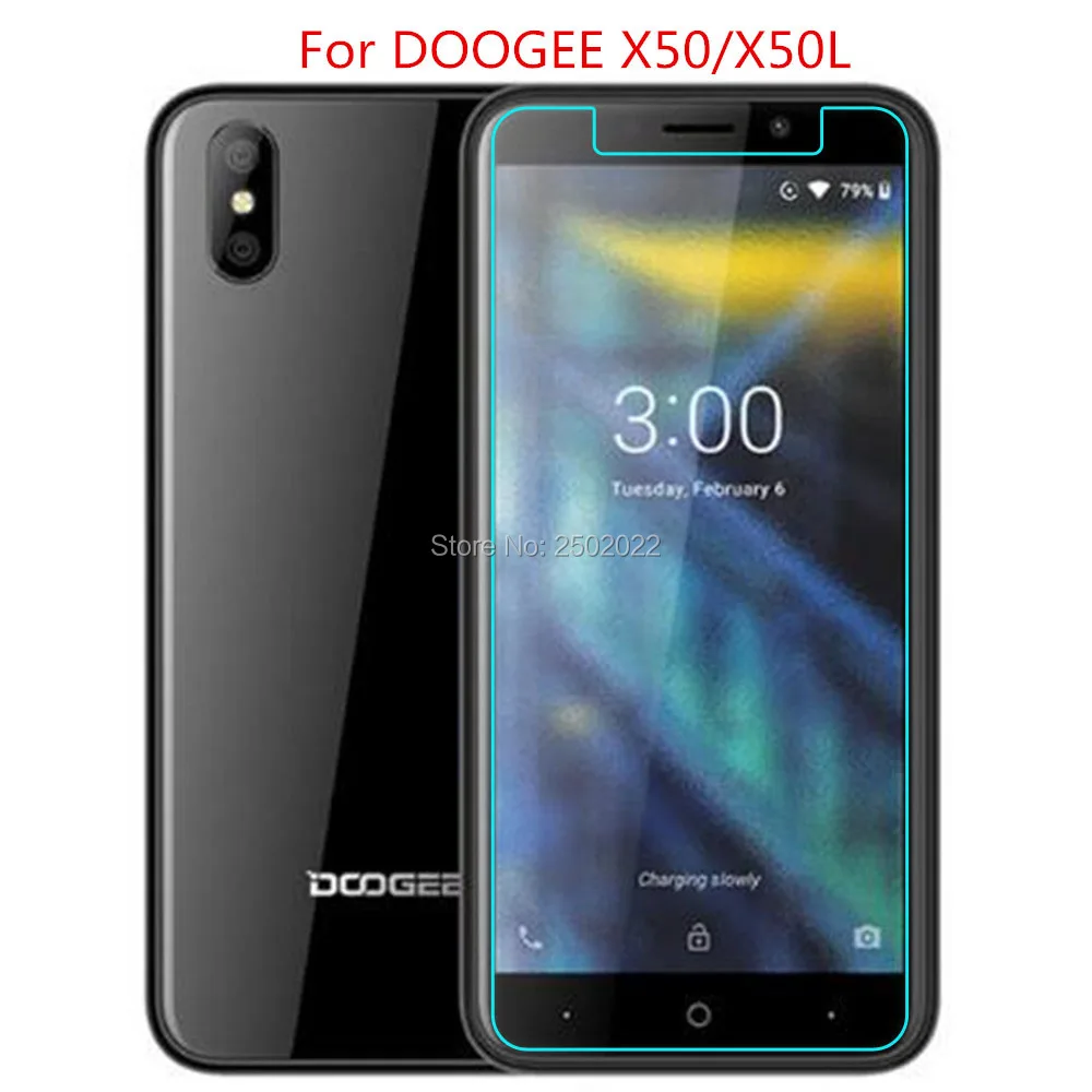 

5PCS 2.5D 9H Tempered Glass For Doogee X10 X20 X30 X50 X60L HD Screen Protector For doogee X50 X55 X60L Protective Film Guard