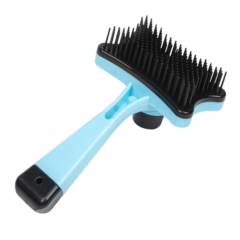 

Plastic Push Brush for Cat and Dogs Pet Groom Bath Brush Hair Removal Brush BOM666