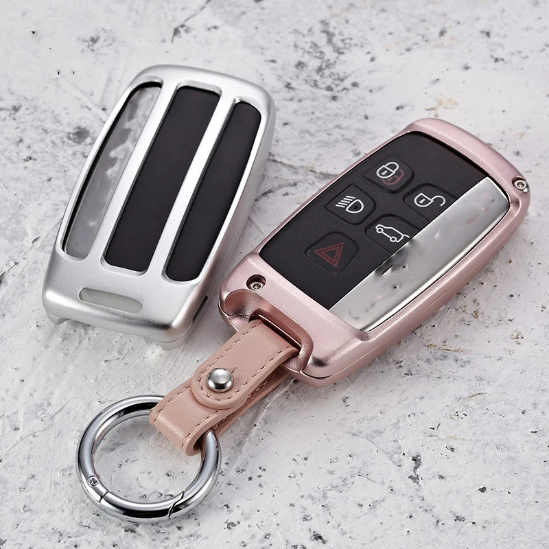 Aluminum alloy Car key cover shell case for Land Rover Sport Discovery Evoque Freelander 2 For JAGUAR XE XF XJF | Автомобили и
