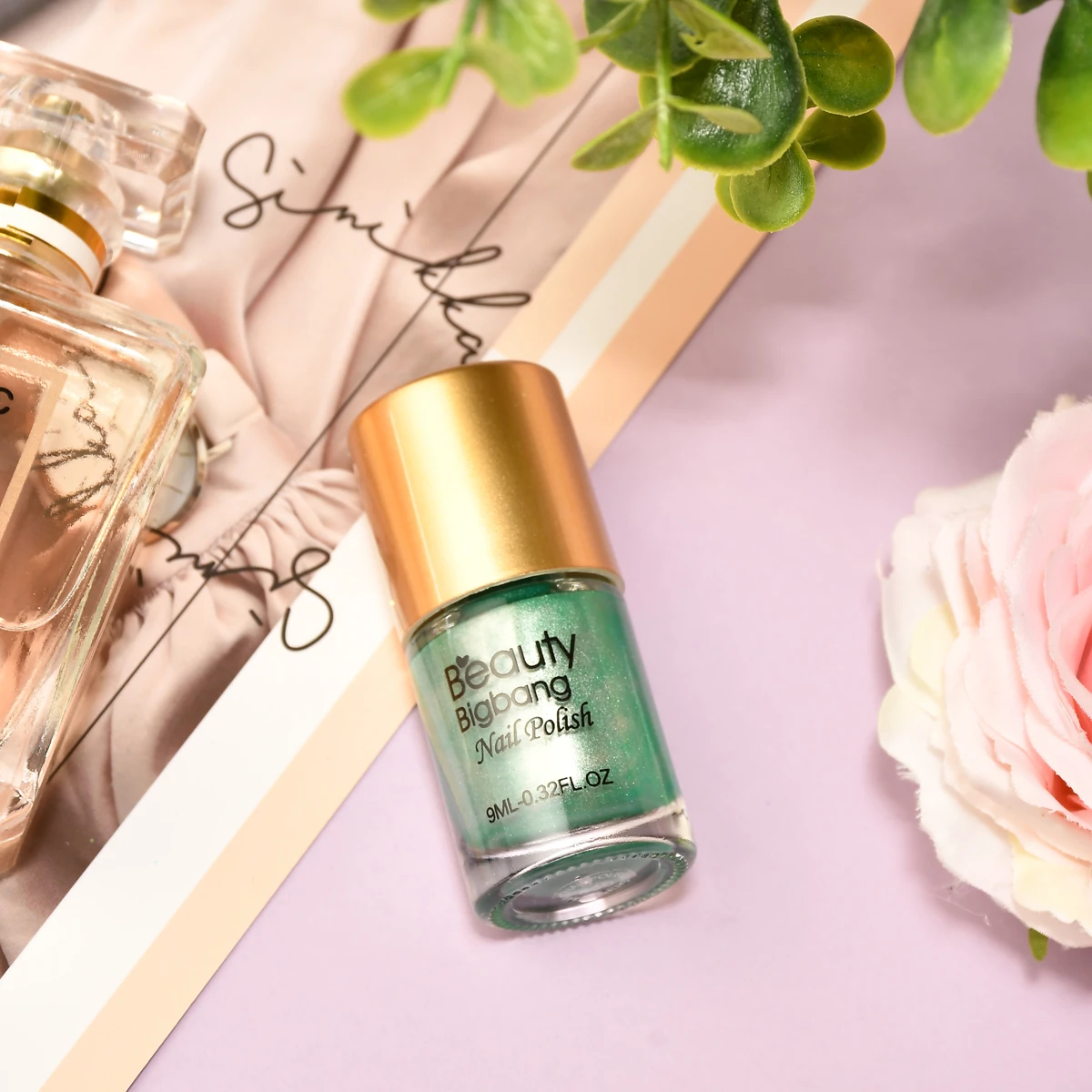 Beautybigbang 9 мл зеркальный эффект лак для ногтей металлический лак стойкий зеленый цвет Набор лаков для ногтей аксессуары для ногтей инструмент