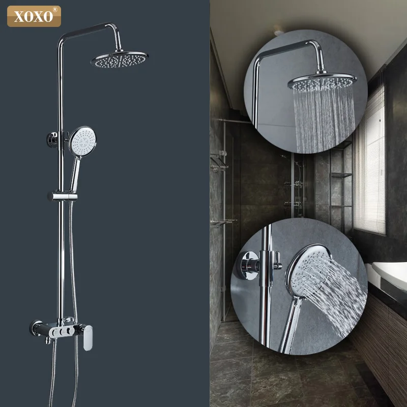 Высококачественный хромированный смеситель для душа XOXO холодной и горячей воды