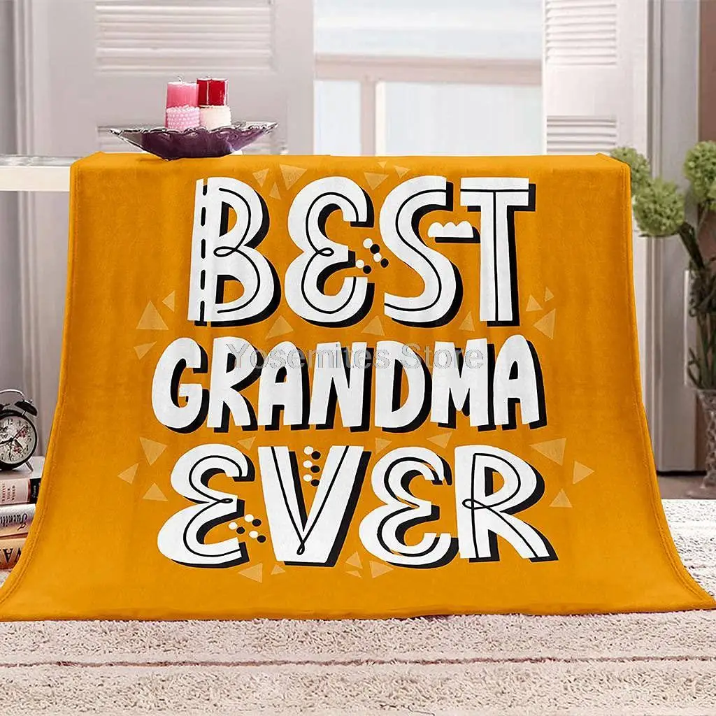 

Best Nana Ever Blanket,All Season Lightweight Plush and Warm Home Cozy Portable Fuzzy Throw Blankets for Couch Bed Sofa,Cozy Aut