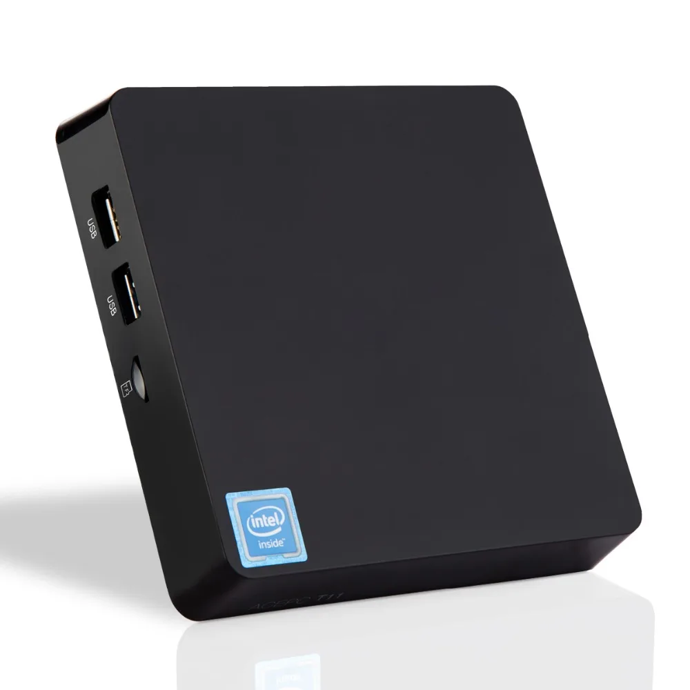 Big sale TV BOX T11 Mini PC CPU Intel Atom Z8350 DDR3 4GB 64GB EMMC Support 2.5" SSD/HDMI 4K mini pc windows 10 computer | Компьютеры