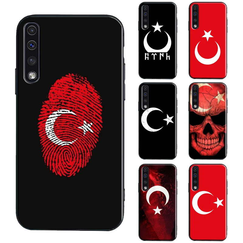 Чехол для Samsung A12 A32 A52 A72 A50 A70 A51 A71 A11 A31 A02 A10 A20 A30 S A20e A21S с турецким флагом