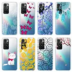 Прозрачный силиконовый чехол для Xiaomi Redmi 10 9 9A 9C 9T, чехлы для телефонов, Прозрачная мягкая задняя крышка из ТПУ для Redmi10 Coque Redmi9 C 9a 9t