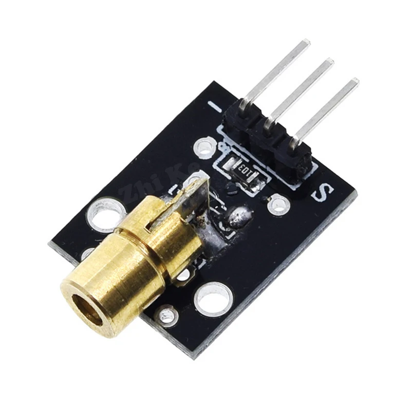Лазерный передатчик для arduino DIY Kit красный диод с Медной головкой 3pin 650 нм - купить