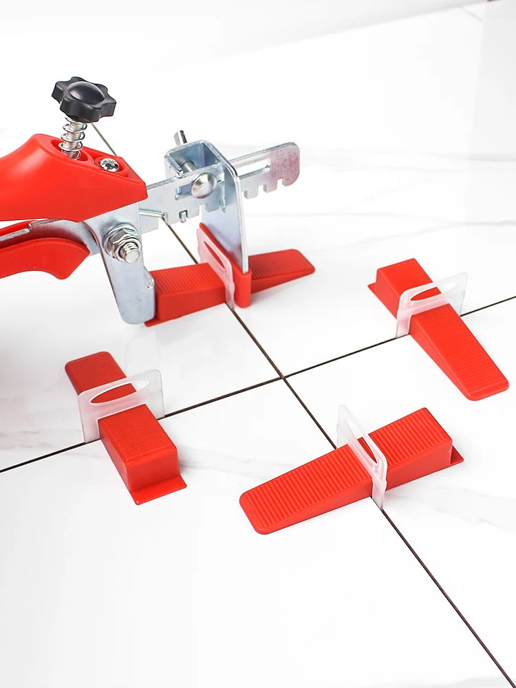 

100Pcs Tile Leveling System Clips 1.5mm DIY Tiles Leveler Spacers Tile Leveling System for Professional Ceramic Tile