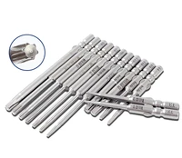 1pcs 4mm shank diameter magnetic torx screwdriver bits for 800 electronic screwdriver length 40mm s2 steel