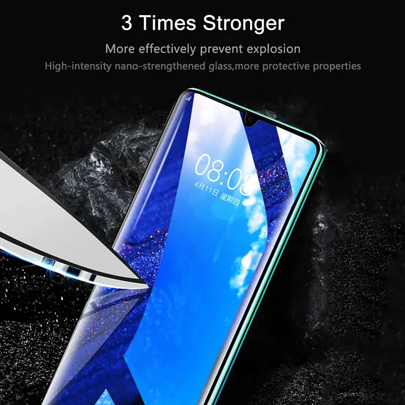 Протектор экрана для huawei P30 Pro закаленное стекло 3D закругленные края полное покрытие протектор экрана для huawei P30 Pro стеклянная пленка