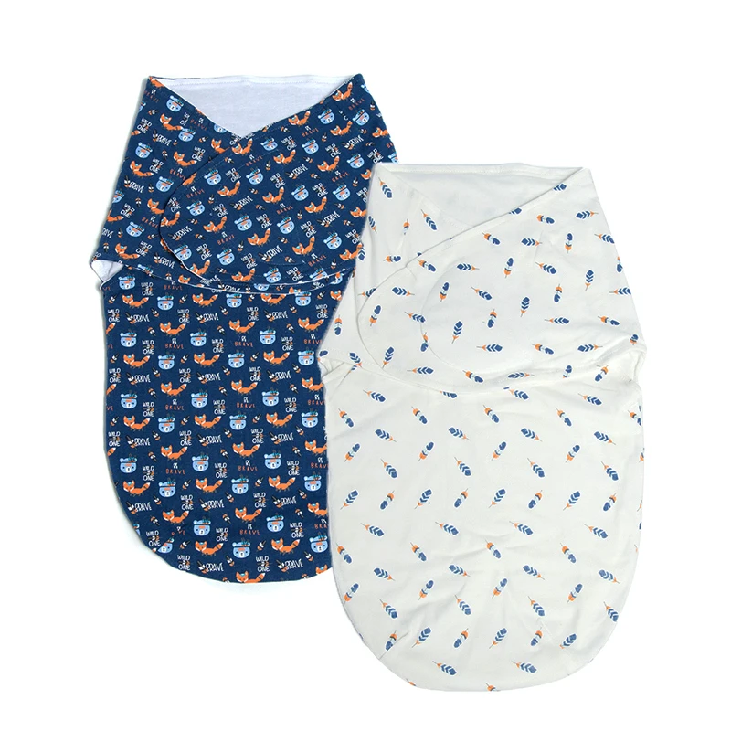2 pcs/pack Newborn Baby Swaddle Wrap for 0-3 month Infant Sleeping Bag | Мать и ребенок
