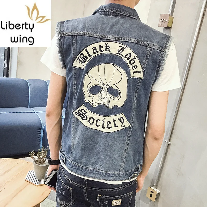 Мужской повседневный жилет приталенный винтажный кардиган без рукавов в