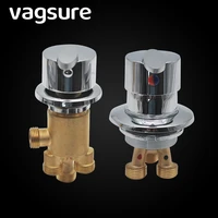 solid brass split 3 piece bath tap diverter mixer 2 3 way switch control valve for shower bathtub faucet waterfall inlet