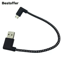 20cm1m2m usb2 0 a 90%c2%b0 elbow to micro 5pin left angled male converter cable cord