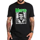 Футболка с надписью The Misfits I Want Your Skulls, футболка в стиле панк-рок, хлопковая высококачественная базовая футболка с круглым вырезом, топы