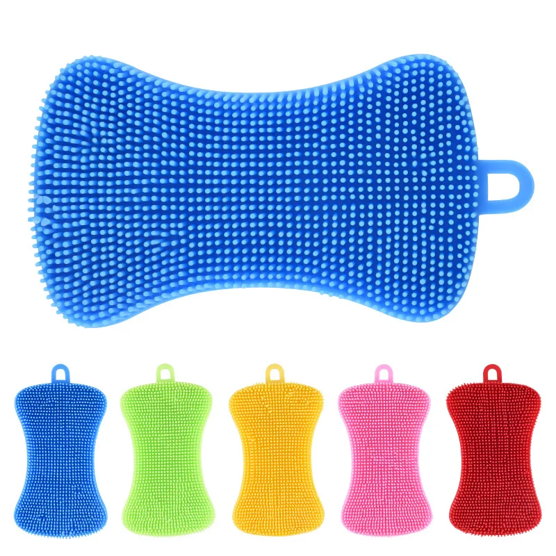 

Soap type heat insulation decontamination pan dish bowl brush multifunctional plastic cleaning cloth kitchen accessories