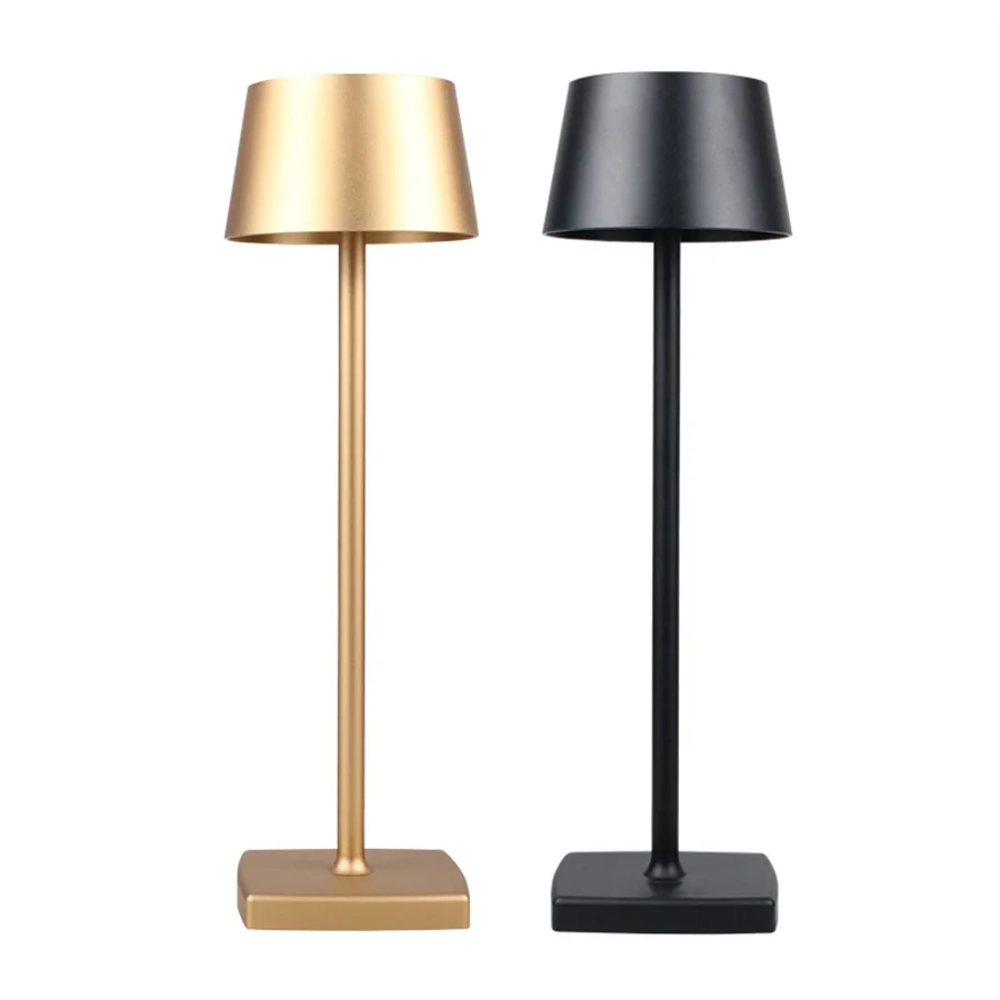 

Thrisdar 5200mah Cordless table lamp Golden Touch Sensor Dimmable Restaurant Bar Table Light for Hotel KTV Office Bedroom Decor