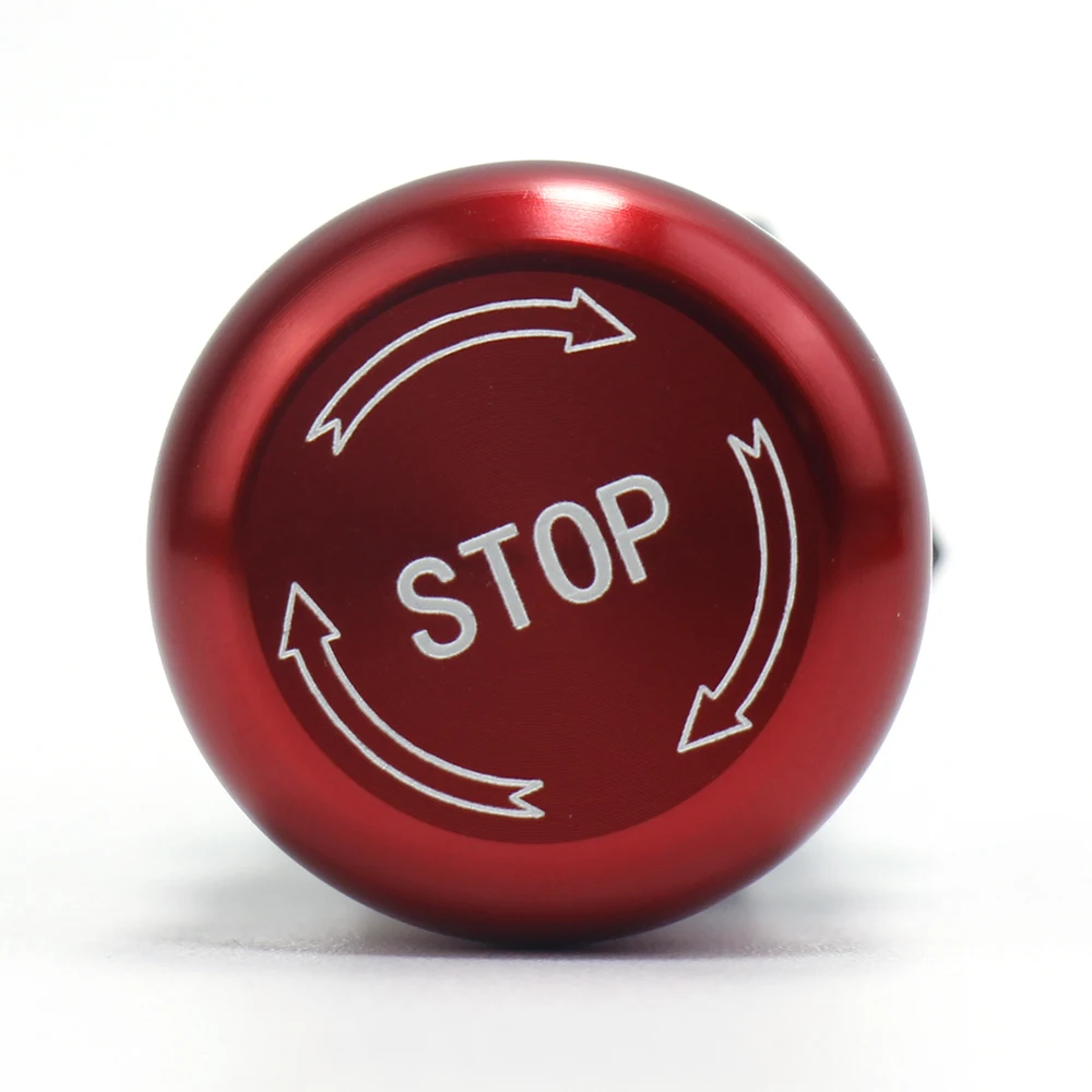 

19mm Red Mushroom Head with Arrow Emergency Stop Metal Push Button Switch 1NO1NC Self-locking/Latching