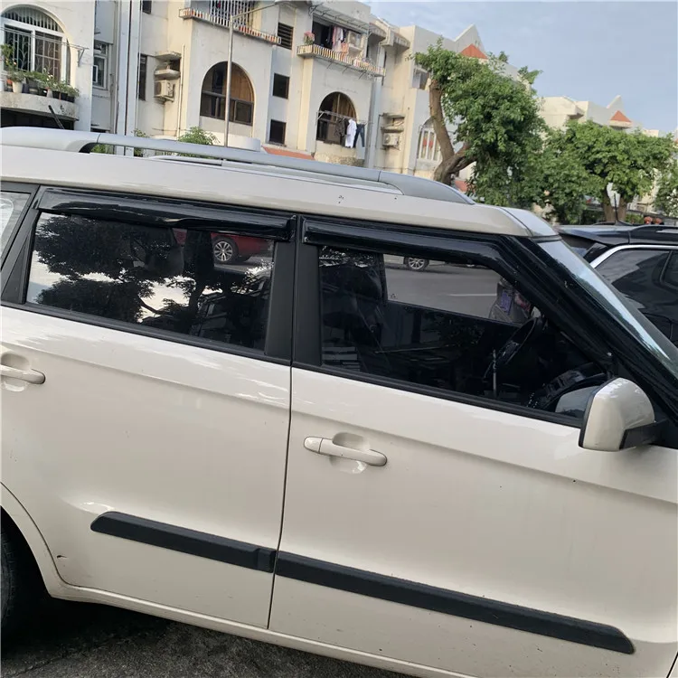 Пластиковый козырек на окно для kia soul дефлектор от солнца и дождя автомобильные