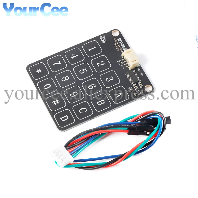 4x4 4*4 матричная кнопка клавиатура переключатель массив модуль 16 клавиш емкостная