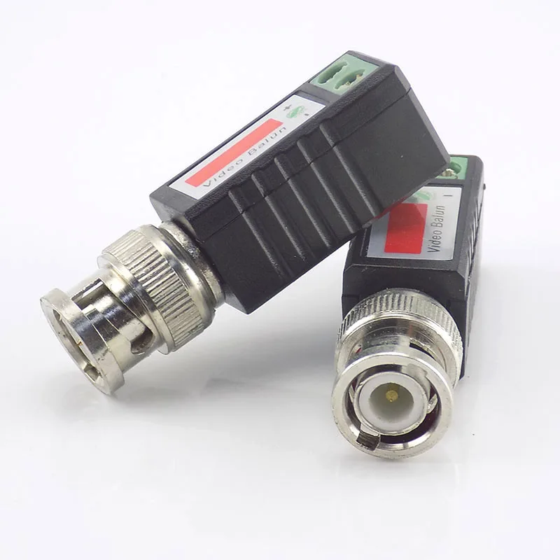 

10 Pairs Coax CCTV Passive BNC Video Balun To UTP Transceiver Connector Twisted Cable For Video Surveillance Camera