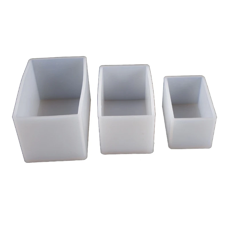 

2021 New Crystal Epoxy Resin Diy Small/Big Cuboid Shape Mold Decoration Silicone Abrasive Mold for Diy Crafts Resin Casting