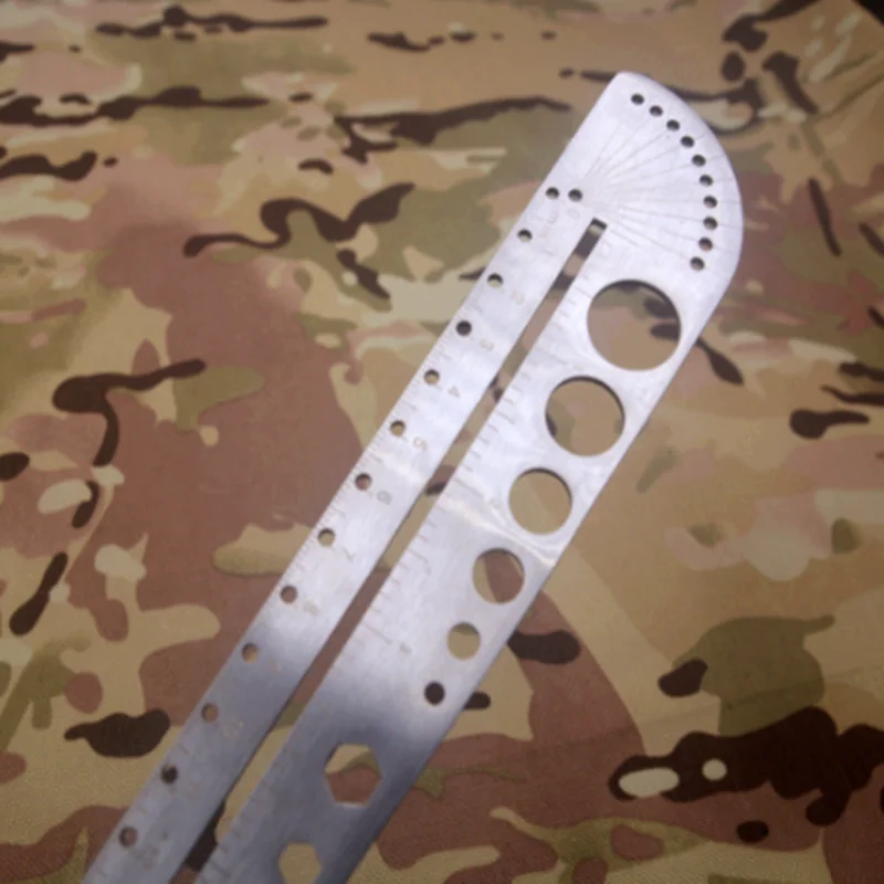 Многофункциональный измерительный прибор из нержавеющей стали с углом линейка