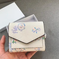luxury designer womens genuine leather wallet card holder short wallet small pack clutch women hand bags coin purse carteira