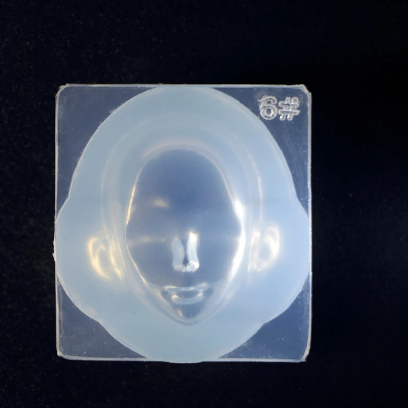 

R58E человеческое лицо 3D кукла эпоксидная смола, форма пластырь для ароматерапии силиконовая форма «сделай сам» ремесла украшения литье мета...