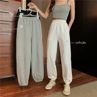 hed 2020 new women casual loose jogging pants plus size female fashion elastic waist streetwear trousers