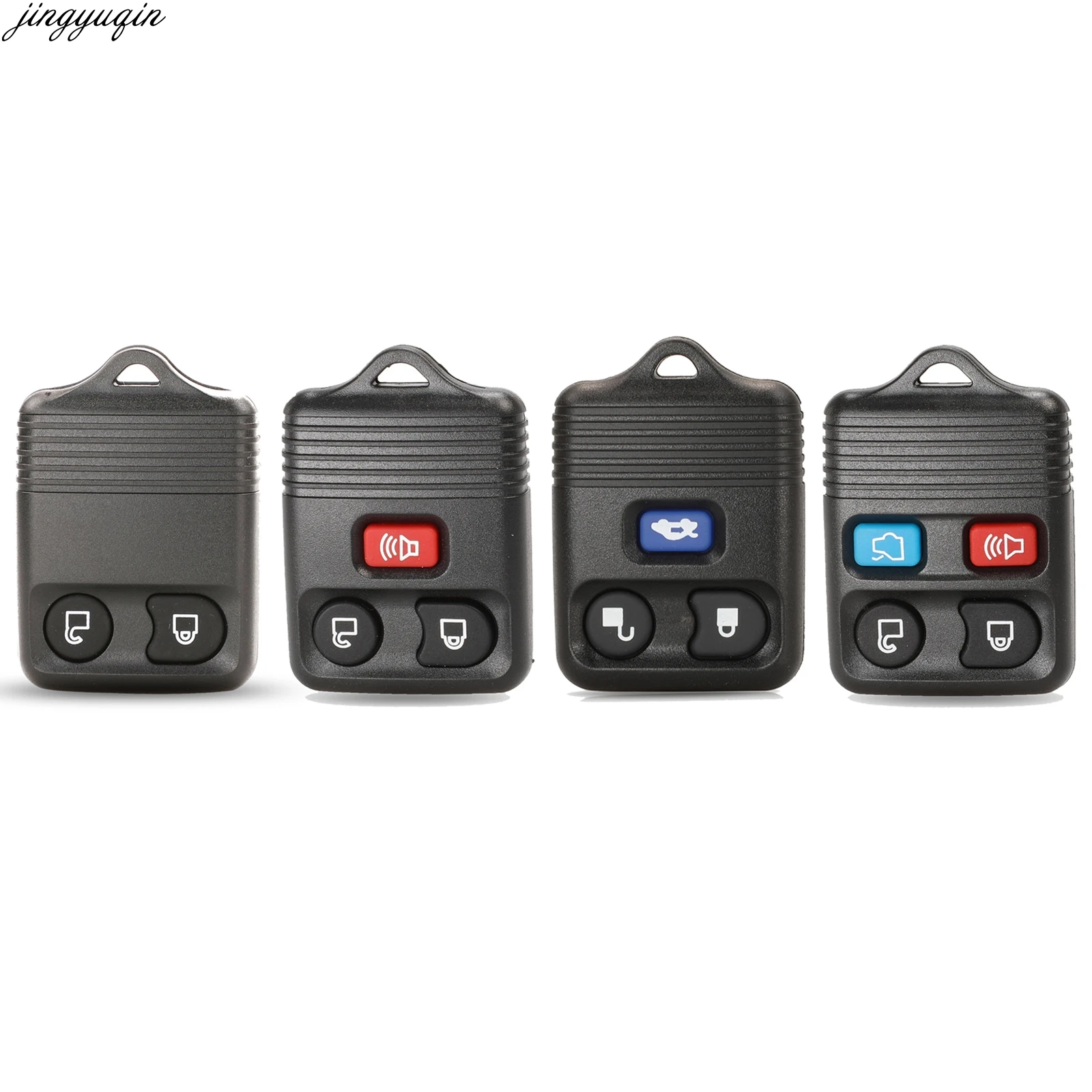 

Jingyuqin 2/3/4B Smart Keyless Entry Fob For Ford Mustang Focus Lincoln LS Town Mercury Grand Marquis Sable Remote Key Shell