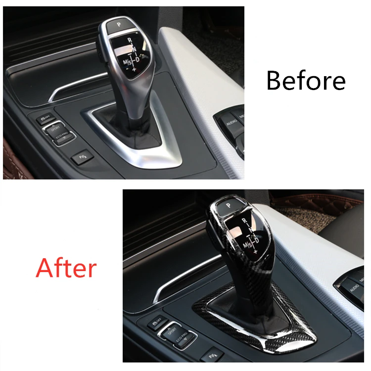 Оригинальное углеродное волокно Головка рычага переключения передач для