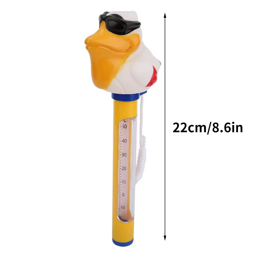 

Kids Gift Cartoon Animals Pool Thermometer Gauge Lovely Shark Shape With String For Swimming Pool Spa Hot Tub Pond Accessories