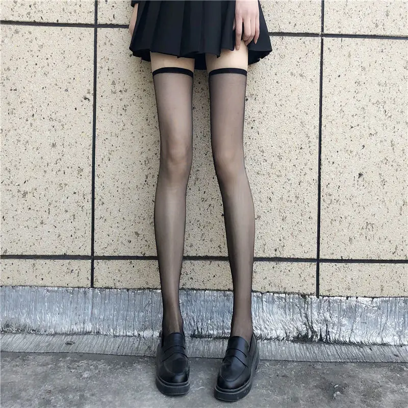 

Sexy Hollow Lace Stockings Women Lolita Bowknot Knee Socks Fishnet Anti-Snagging Compression Stocking Party Fish Net Pantyhose