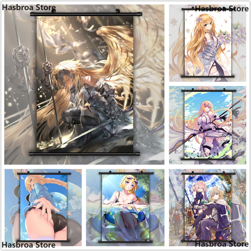 Настенное художественное изображение Fate Grand Order Apocrypha линейка Постер Жанна д/дук