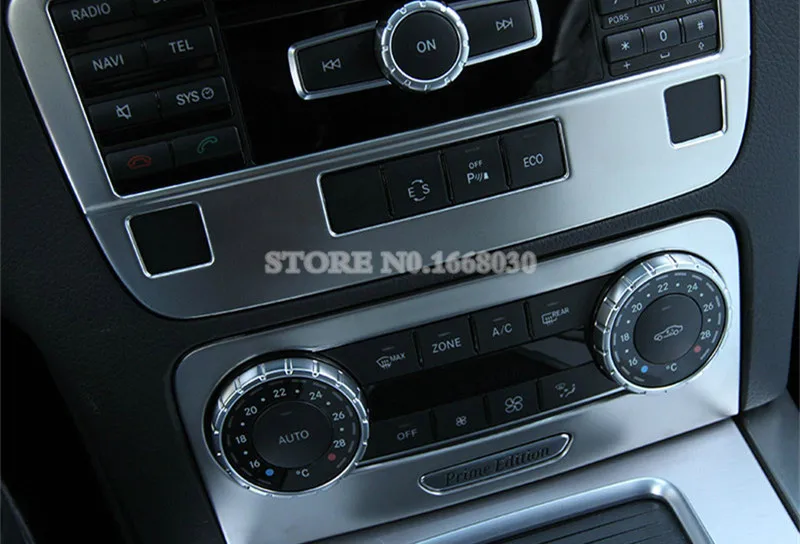 Внутренняя центральная консоль CD панель отделка Обложка 2 шт. для Benz GLK X204 2013-2015