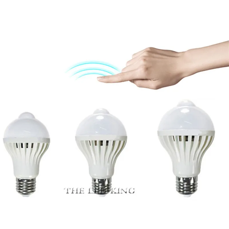10pcs PIR Motion Sensor LED Bulb E27 12W 15W 20W AC85-265V Lamp Dusk Dawn Night Light for Home Kitchen Lighting | Освещение