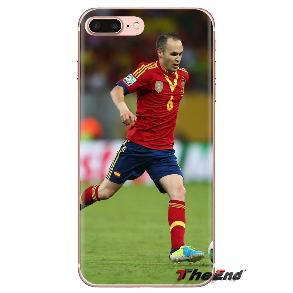 Andres Iniesta для Xiao mi 6 A1 Max x 2 5X 6X Red Note 5 5A 4X 4A A4 4 3 Plus Pro прозрачный мягкий чехол Чехлы |