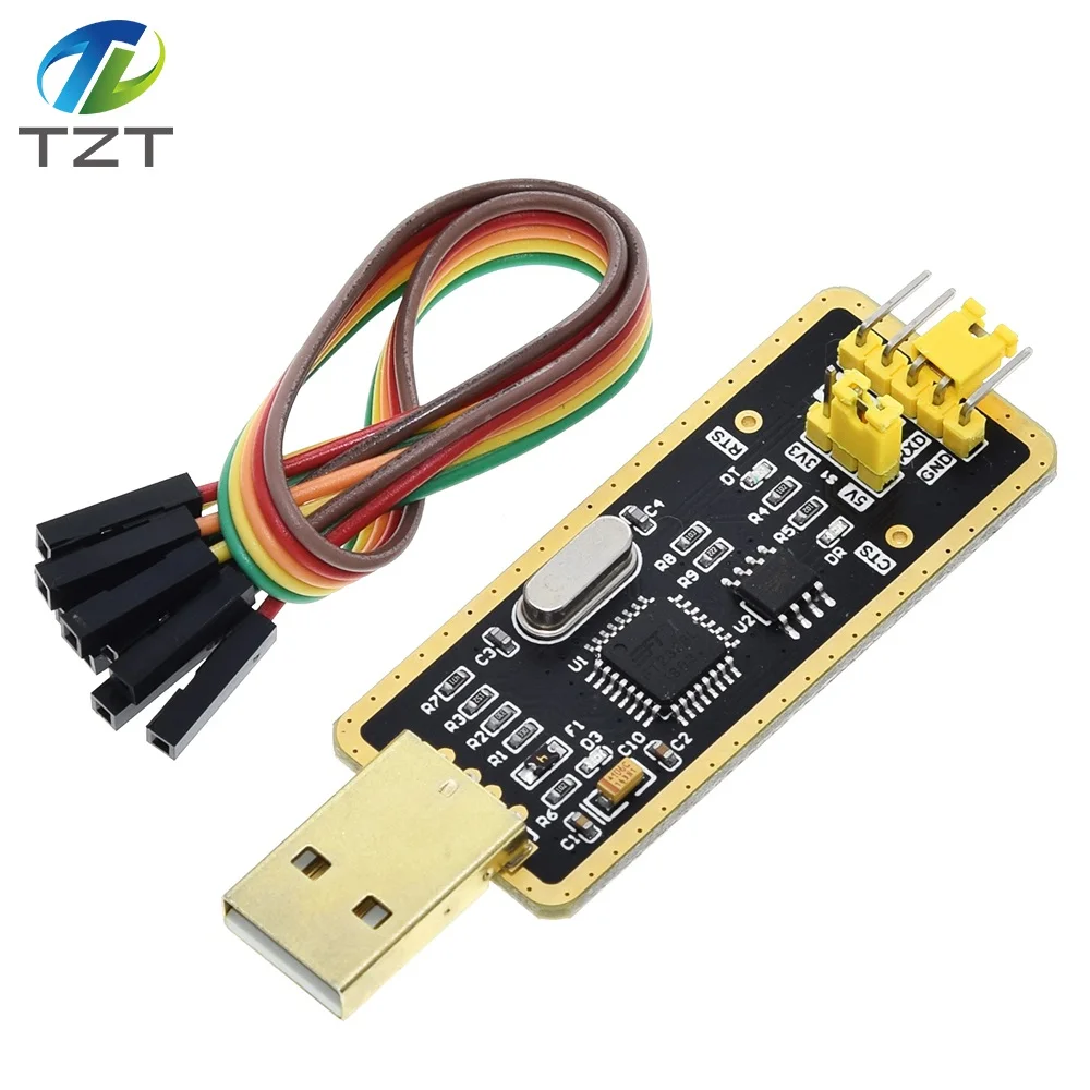 Модуль последовательного адаптера FTDI FT232BL FT232 с USB 2 0 на TTL 5 в 3 В кабелем перемычки