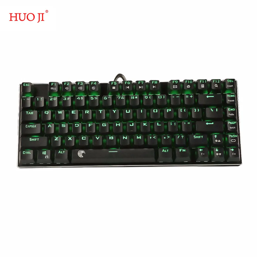 

HUO JI 60% Mechanical Gaming Keyboard E-YOOSO Z-88 Multiple Switch Compact 81-Key Hot Swap Rainbow LED Backlit For MacOs PC