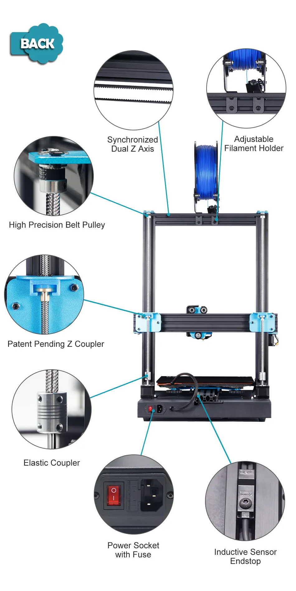 Восстановленный Artillery 3d-Printer-Kit Sidewinder X1 SW-X1 сенсорный экран, печать, двойной-Z TFT Драйвер