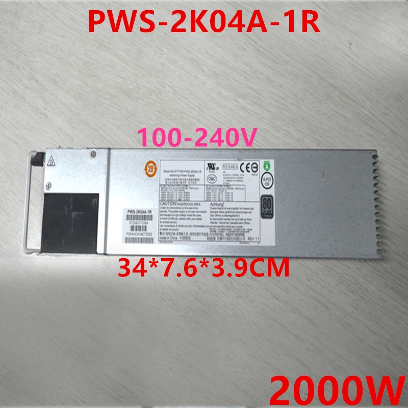 Новый оригинальный блок питания Supermicro 2000 Вт, импульсный источник питания PWS-2K04A-1R