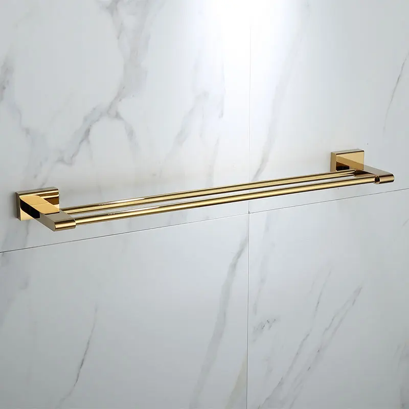 

Bathroom Accessories Towel Rack Corner Shelf Paper Holder Hook Toilet Brush Holder Towel Rail Gold Bathroom Hardware set