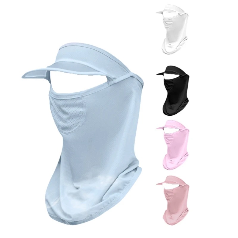 

Summer New Outdoor Sun Protection Caps Fishing Sporting Unisex Hats Empty Top Full Face Protection Neck Caps Riding Equipment