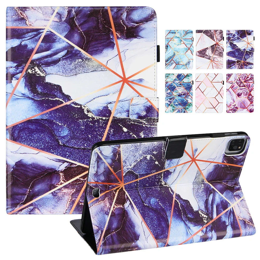 

Мраморный чехол в стиле пэчворк для iPad Air 4 2020 10,9 дюйма, магнитный чехол для планшета с функцией пробуждения и сна, аксессуары для iPad Air 4-го пок...