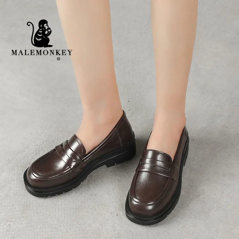 

Basic Designer Shoes Women Black 2021 Office Comfort Casual Slip-on Oxford Shoes Woman Platform Mocassins Flats Ladies Spring