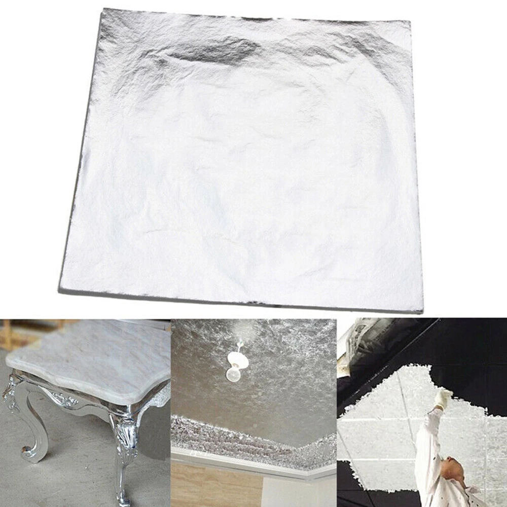 100 листов Искусство ремесло дизайн бумаги имитация золота серебро медный