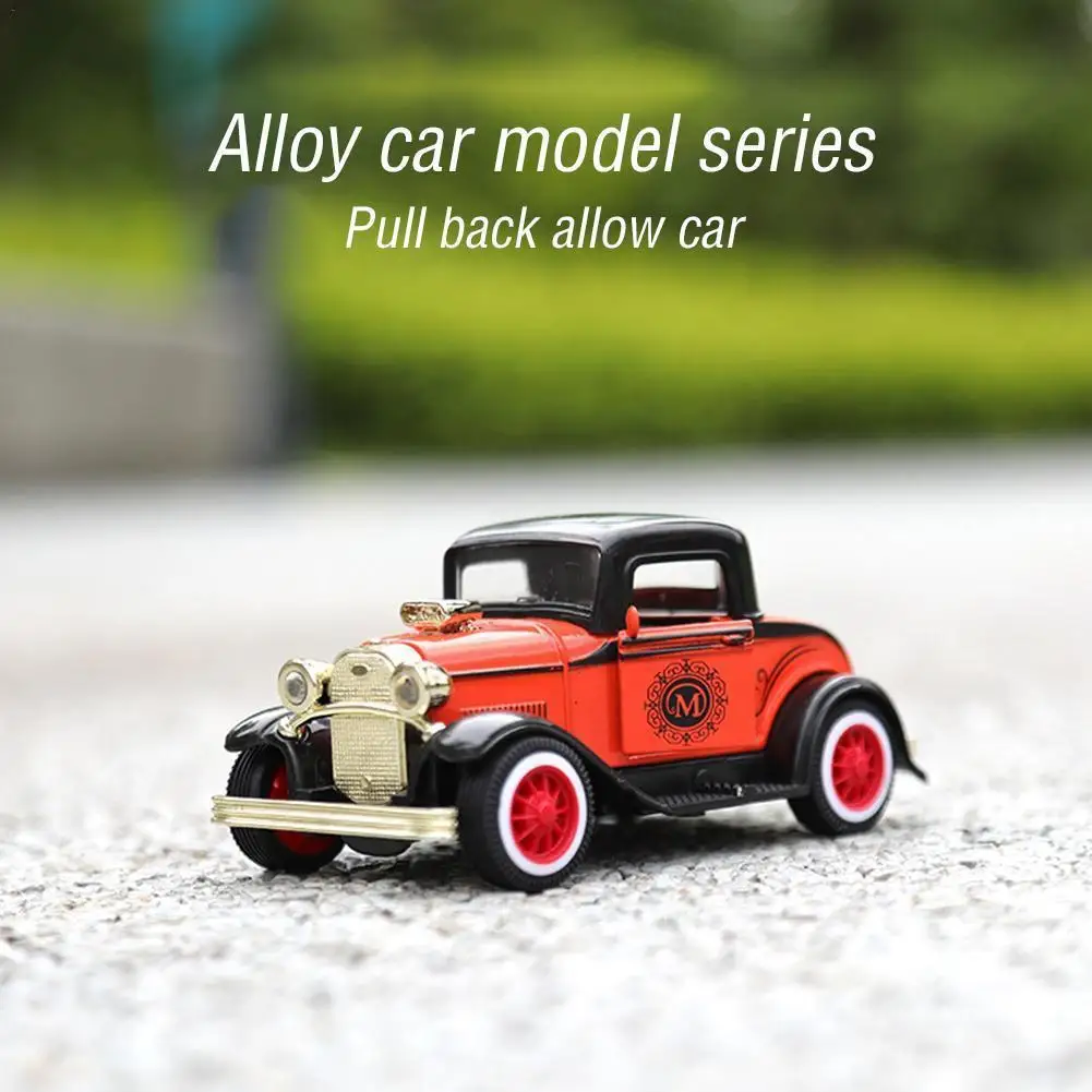 

Classic Vintage Car Model Alloy Metal Car Sports Car Off-road Vehicle Pull Back Car Collection Kids Toys Chrismas Gifts For R7R1