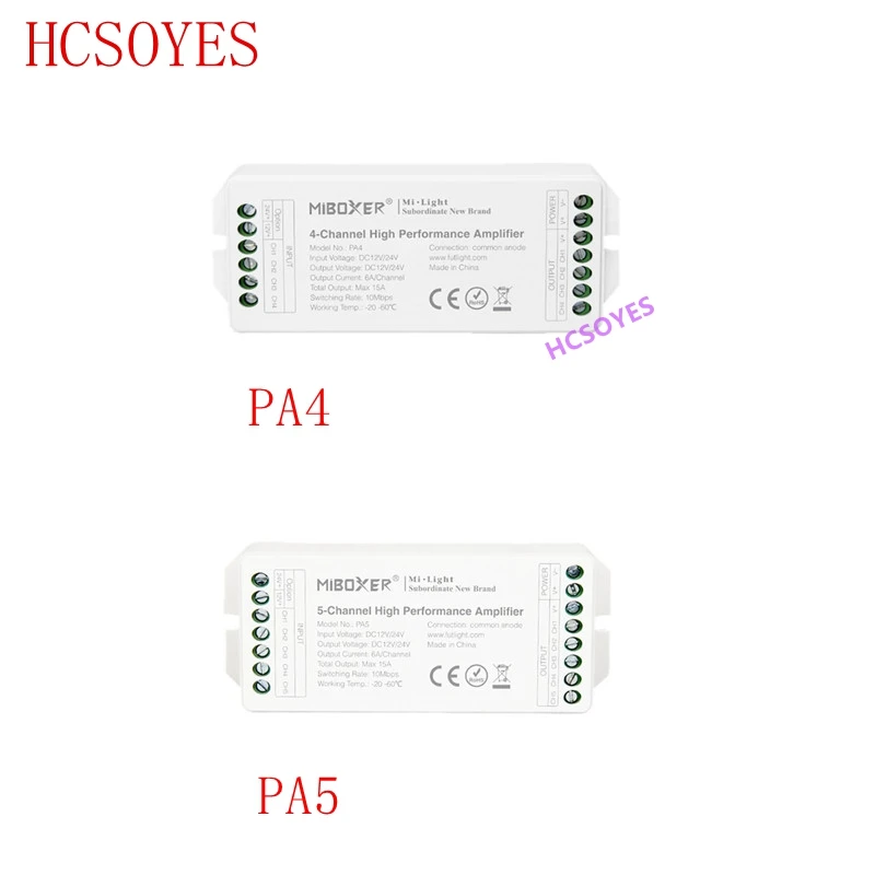 MIBOXER PA4 PA5 4 канальный 5 Высокое быстродействие светодиодный полосы усилитель для