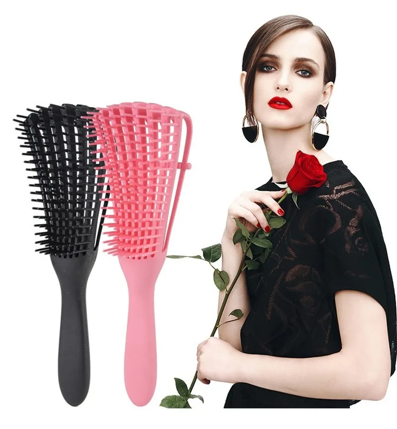 

New Scalp Massage Comb Hair Brush Women Detangle Hairbrush Anti-tie Knot Professional Hair Brush Octopus Type Comb Brushes