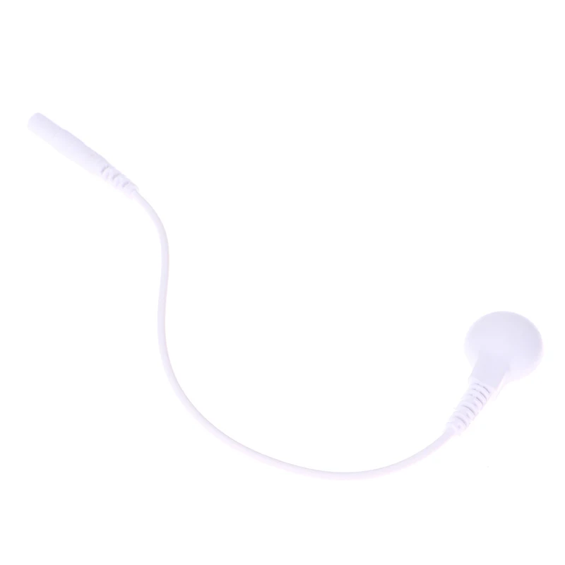 1PCS/Pack Lead Wire Adapters Tieline Short Cables Electrode Wires With Snap 3.5mm Plug Hole 2.0mm For Massager Machine Use - купить по